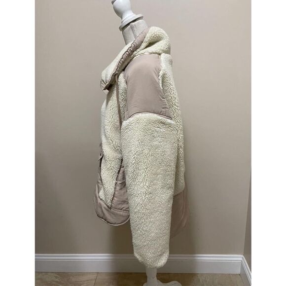 Daily Practice by Anthropologie Long-Sleeve Sherpa Jacket Size S - Picture 8 of 10
